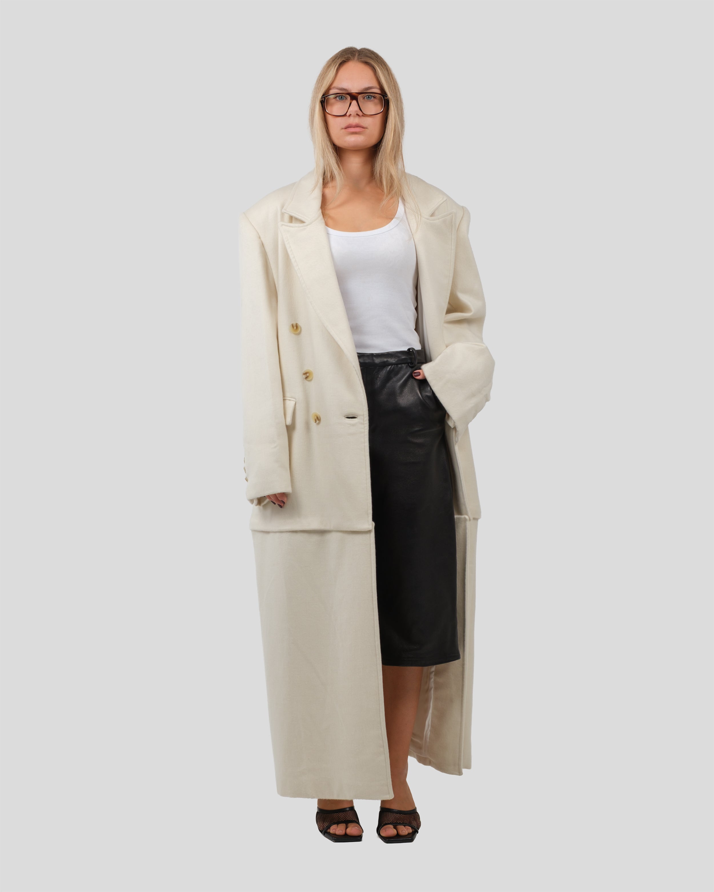 Firenze Zip-Off Cashmere Coat