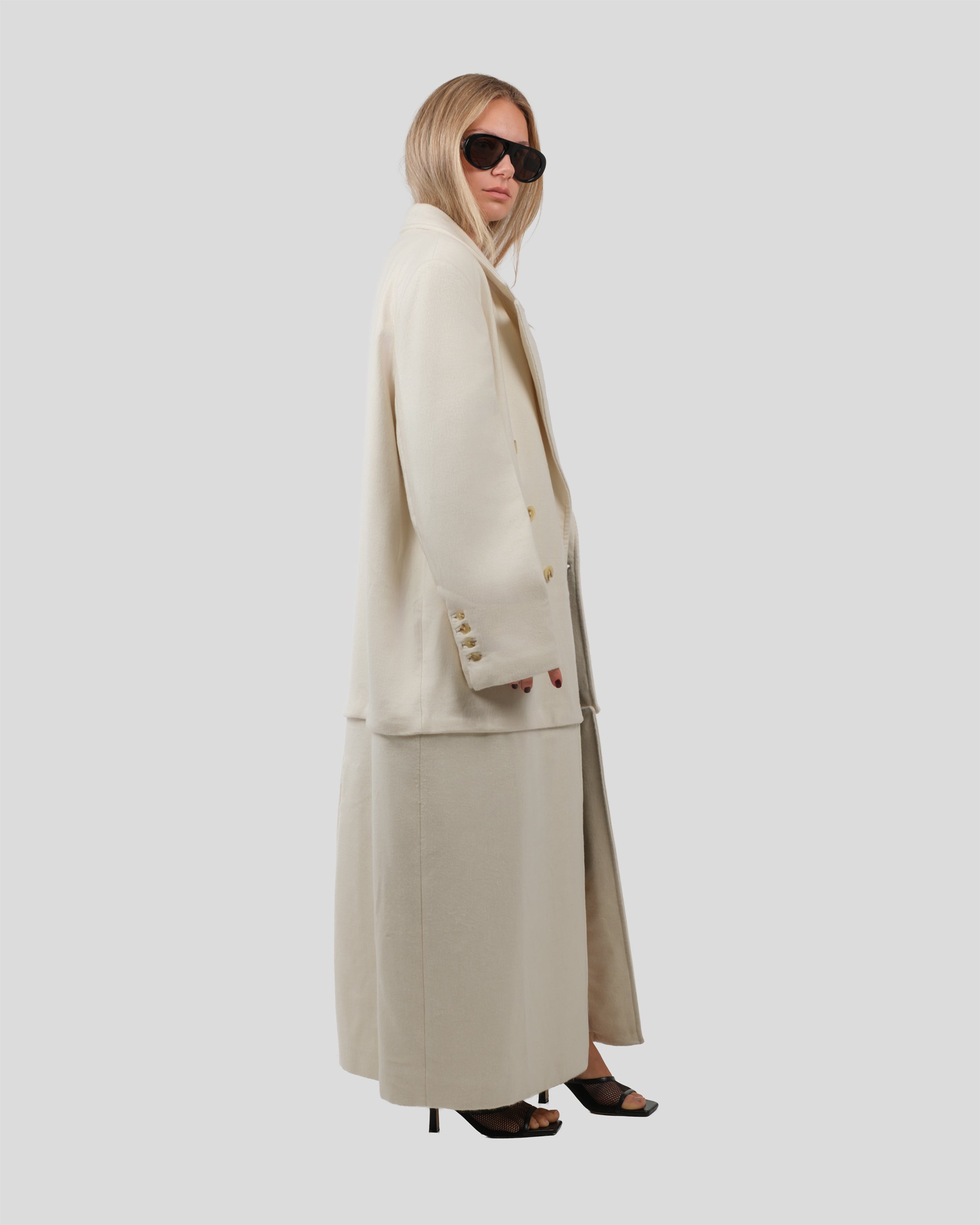Firenze Zip-Off Cashmere Coat