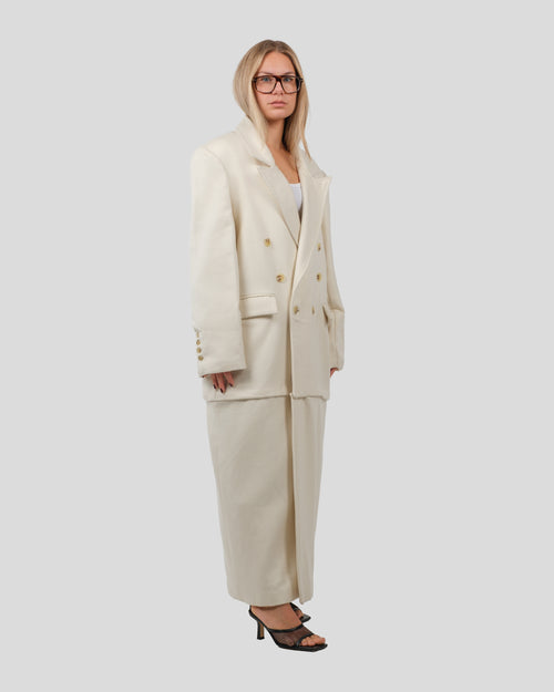 Firenze Zip-Off Cashmere Coat