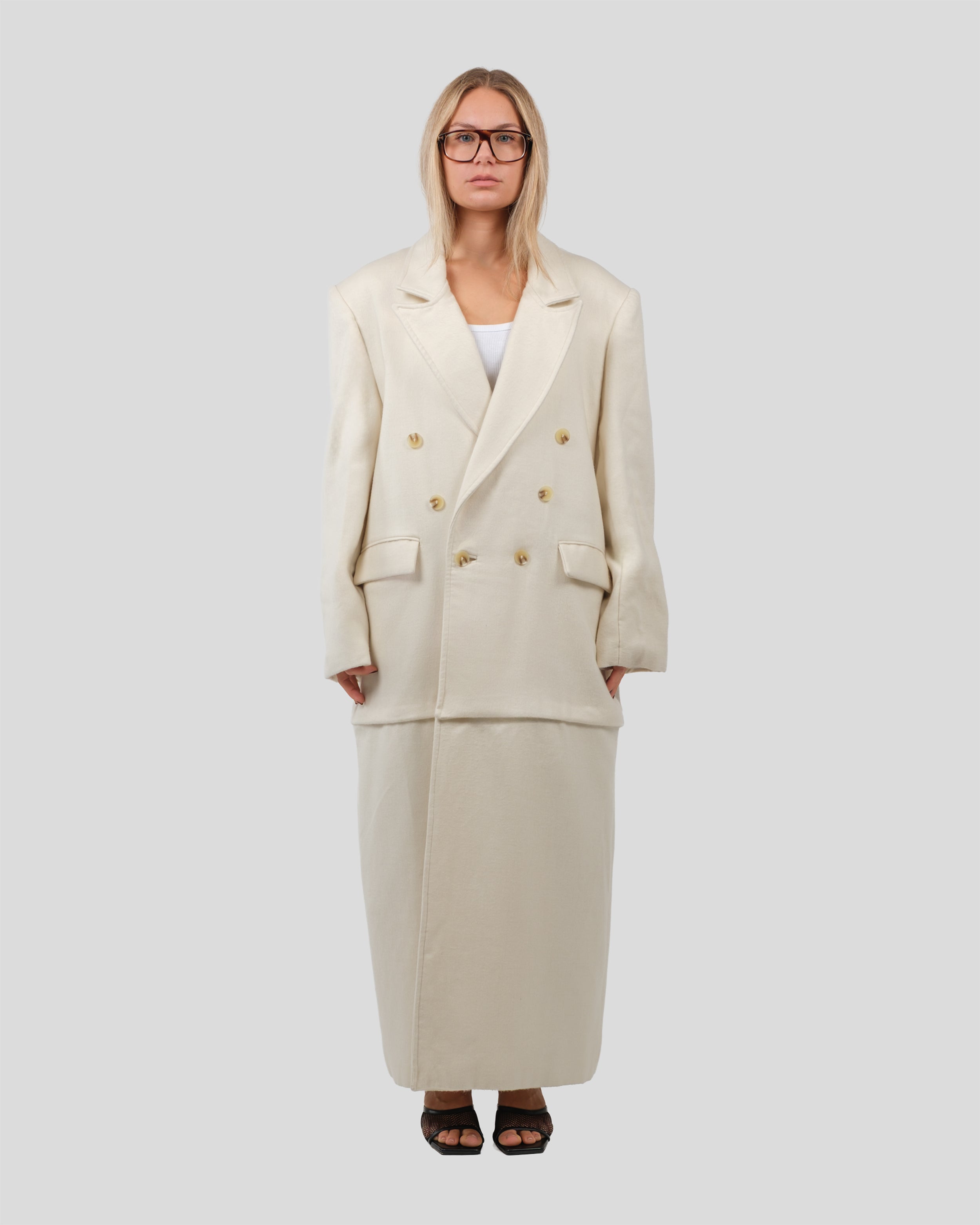 Firenze Zip-Off Cashmere Coat